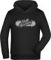 Preview: Skater Hoodie Kids Hooded Sweater - Skateboard with Skateboarding Lettering i539